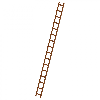 MUNK Dachdecker Auflegeleiter aus Holz 16 Sprossen MUNK Dachdecker Auflegeleiter aus Holz 16 Sprossen