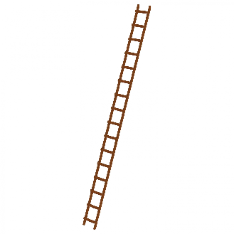Dachdecker-Auflegeleiter aus Holz 16 Sprossen-Beschreibung lesen