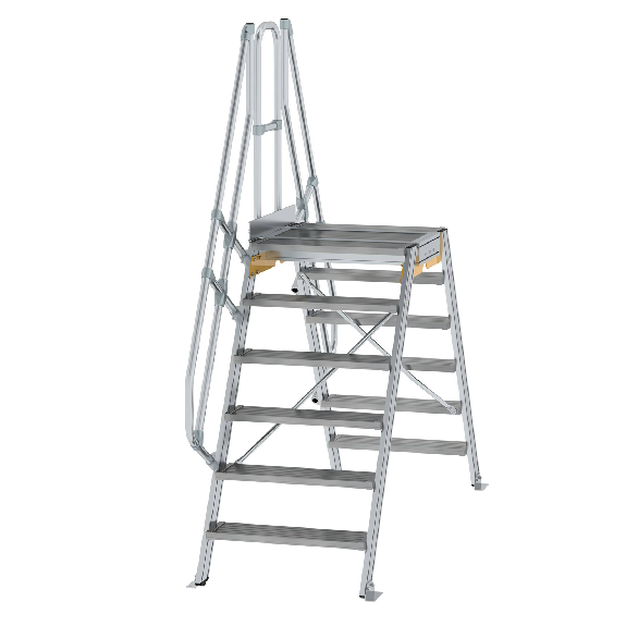Überstieg 60° inkl. einen Handlauf, Stufenbreite 800mm, 2x6 Stufen Überstieg 60° inkl. einen Handlauf, Stufenbreite 800mm, 2x6 Stufen-Beschreibung lesen
