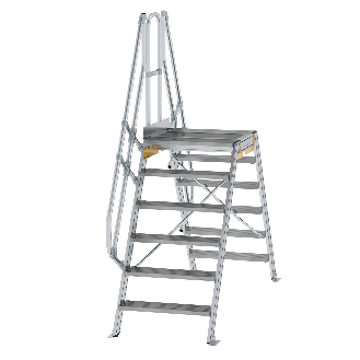 Überstieg 60° inkl. einen Handlauf, Stufenbreite 800mm, 2x6 Stufen-Beschreibung lesen