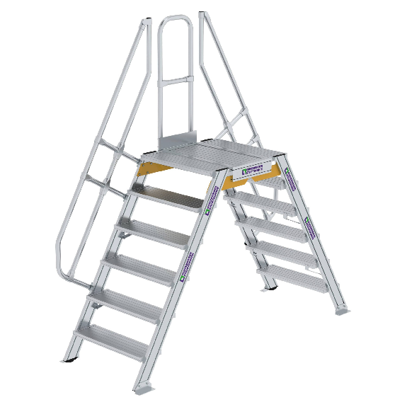 Überstieg 60° inkl. einen Handlauf, Stufenbreite 800mm, 2x6 Stufen Überstieg 60° inkl. einen Handlauf, Stufenbreite 800mm, 2x6 Stufen-Beschreibung lesen