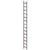 MUNK Schachtleiter aus GFK 300mm breit 14 Sprossen 3,92m lang