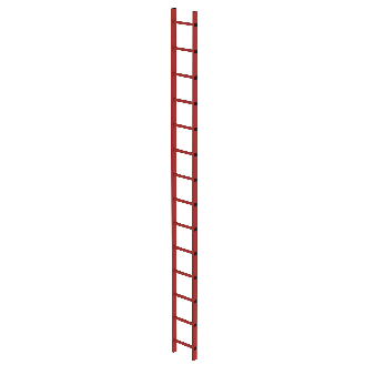 MUNK Schachtleiter aus GFK 300mm breit 14 Sprossen 3,92m lang-Beschreibung lesen