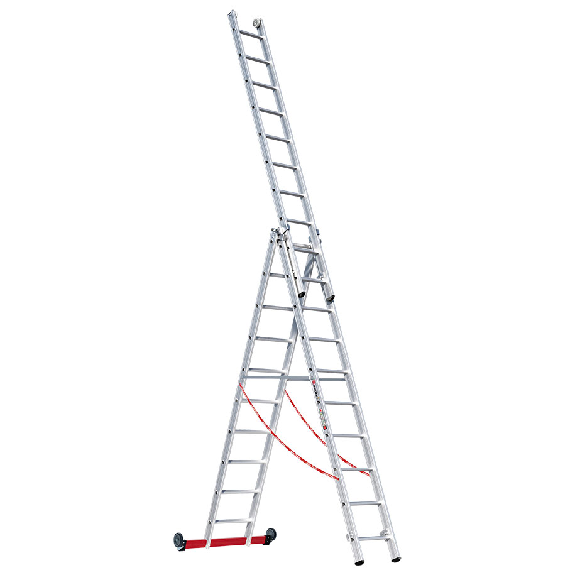 Mehrzweckleiter Premium 30778 3-teilig 3x10 Sprossen Mehrzweckleiter Premium 30778 3-teilig 3x10 Sprossen-Beschreibung lesen