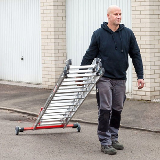 Mehrzweckleiter Premium 30778 3-teilig 3x10 Sprossen-Beschreibung lesen