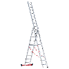 Mehrzweckleiter Premium 30778 3-teilig 3x10 Sprossen Mehrzweckleiter Premium 30778 3-teilig 3x10 Sprossen