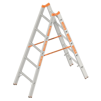 Layher Topic 1039 Sprossenstehleiter 2x5 Sprossen-Beschreibung lesen