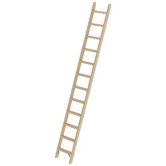 MUNK Holz-Anlegeleiter ohne Traverse 12 Stufen-Beschreibung lesen