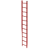 MUNK Schachtleiter aus GFK 400mm breit 11 Sprossen 3,08m lang MUNK Schachtleiter aus GFK 400mm breit 11 Sprossen 3,08m lang