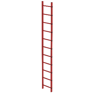 MUNK Schachtleiter aus GFK 400mm breit 11 Sprossen 3,08m lang-Beschreibung lesen