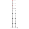 Hailo FlexLine T80 Sicherheits-Teleskopleiter 11 Sprossen Hailo FlexLine T80 Sicherheits-Teleskopleiter 11 Sprossen