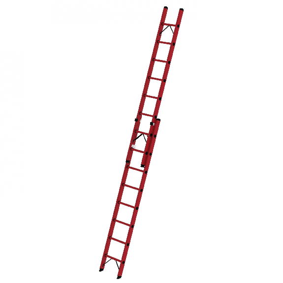 Vollkunststoff Seilzugleiter 2x8 Sprossen Vollkunststoff Seilzugleiter 2x8 Sprossen-Beschreibung lesen