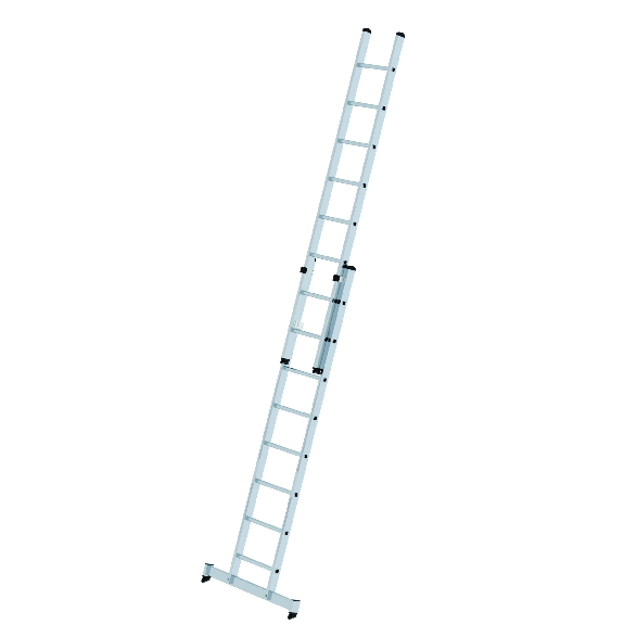 MUNK Schiebeleiter mit Traverse 2x8 Sprossen-Beschreibung lesen