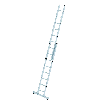 MUNK Schiebeleiter mit Traverse 2x8 Sprossen-Beschreibung lesen