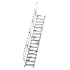 Treppe 45° inkl. Handlauf, 600mm Stufenbreite, 16 Stufen Treppe 45° inkl. Handlauf, 600mm Stufenbreite, 16 Stufen
