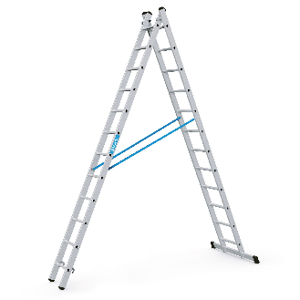 Kombileiter Combimaster Plus X 2x12 Sprossen-Beschreibung lesen