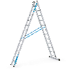Kombileiter Combimaster Plus X 2x12 Sprossen Kombileiter Combimaster Plus X 2x12 Sprossen