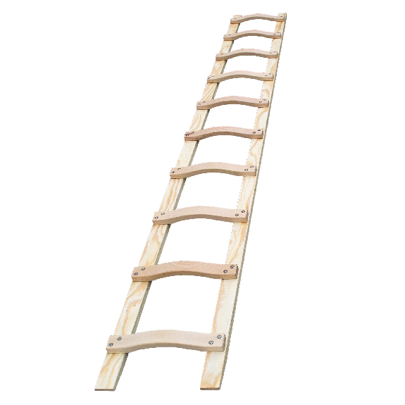 Iller Holz-Dachleiter 16 Sprossen-Beschreibung lesen