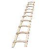 Iller Holz-Dachleiter 16 Sprossen