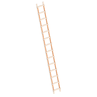 Layher 1046 Holzdachdeckerleiter 14 Sprossen-Beschreibung lesen