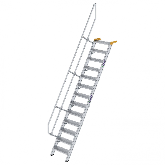Treppe 60° inkl. Handlauf, 600mm Stufenbreite, 13 Stufen-Beschreibung lesen