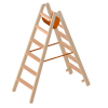 Layher 1020 Holzstehleiter mit 2x6 Stufen Layher 1020 Holzstehleiter mit 2x6 Stufen