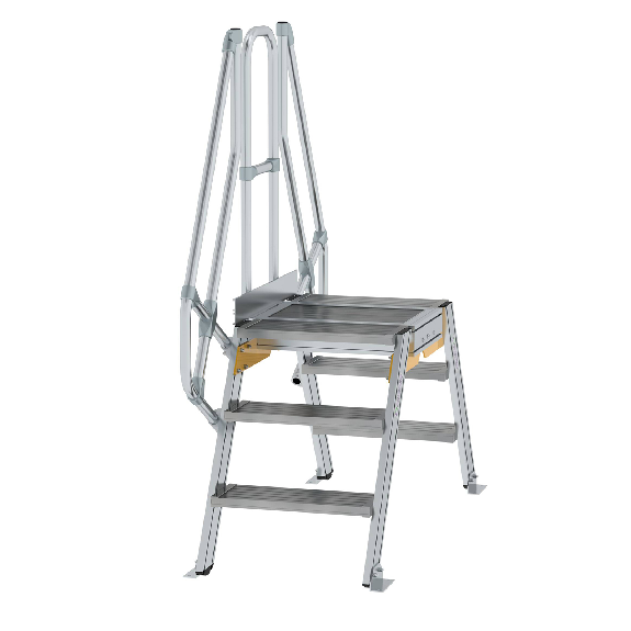 Überstieg 60° inkl. einen Handlauf, Stufenbreite 600mm, 2x3 Stufen Überstieg 60° inkl. einen Handlauf, Stufenbreite 600mm, 2x3 Stufen-Beschreibung lesen