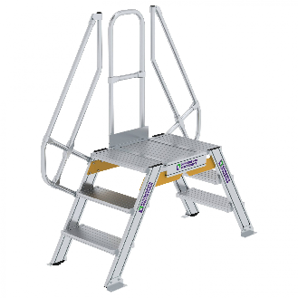 Überstieg 60° inkl. einen Handlauf, Stufenbreite 600mm, 2x3 Stufen-Beschreibung lesen