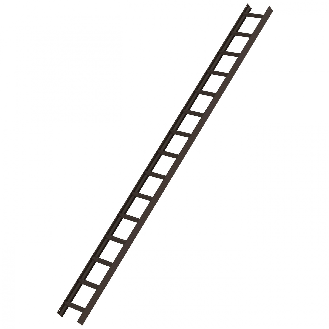 MUNK Aluminium Dachleiter 15 Sprossen braun-Beschreibung lesen