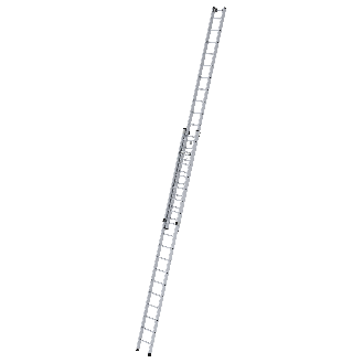 Seilzugleiter 2-teilig ohne Traverse 2x18 Sprossen-Beschreibung lesen