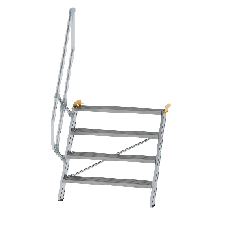 Treppe 60° inkl. Handlauf, 1000mm Stufenbreite, 4 Stufen-Beschreibung lesen