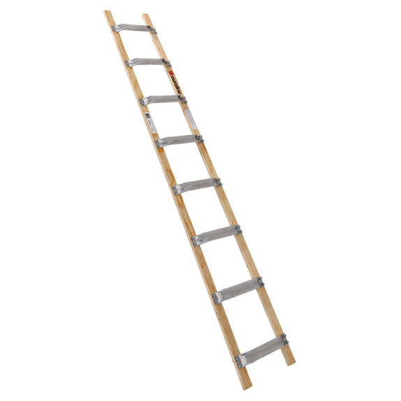Euroline Holz/Alu Dachdeckerleiter 8 Sprossen-Beschreibung lesen