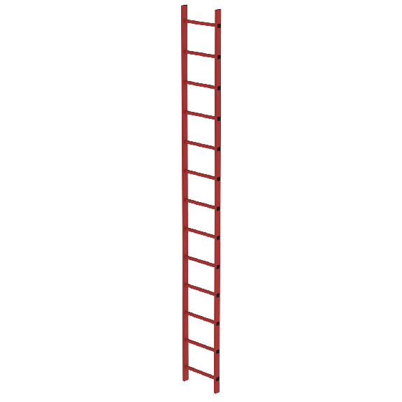 MUNK Schachtleiter aus GFK 400mm breit 13 Sprossen 3,64m lang MUNK Schachtleiter aus GFK 400mm breit 13 Sprossen 3,64m lang-Beschreibung lesen