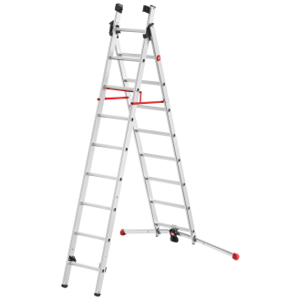 ProfiLOT Kombileiter 2x9 + 1x8 Sprossen-Beschreibung lesen