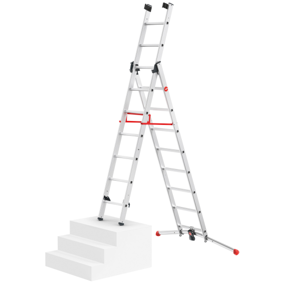 ProfiLOT Kombileiter 2x9 + 1x8 Sprossen ProfiLOT Kombileiter 2x9 + 1x8 Sprossen-Beschreibung lesen