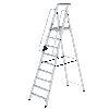 Aluminium-Stehleiter 9 Stufen Aluminium-Stehleiter 9 Stufen
