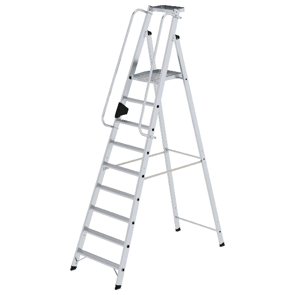 Aluminium-Stehleiter 9 Stufen Aluminium-Stehleiter 9 Stufen-Beschreibung lesen