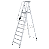 Aluminium-Stehleiter 9 Stufen