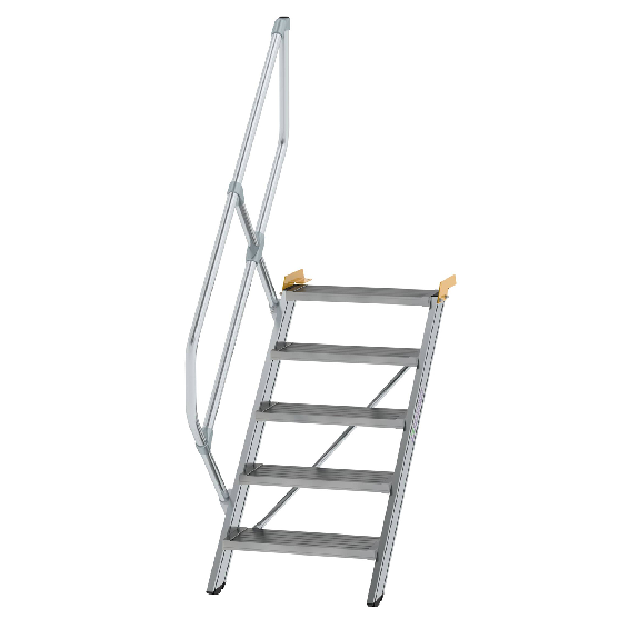 Treppe 45° inkl. Handlauf, 600mm Stufenbreite, 5 Stufen Treppe 45° inkl. Handlauf, 600mm Stufenbreite, 5 Stufen-Beschreibung lesen