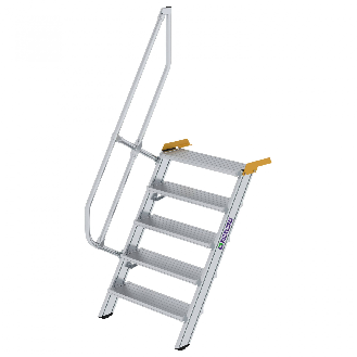 Treppe 60° inkl. Handlauf, 800mm Stufenbreite, 5 Stufen-Beschreibung lesen