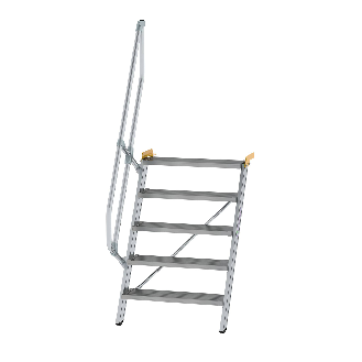 Treppe 60° inkl. Handlauf, 800mm Stufenbreite, 5 Stufen-Beschreibung lesen
