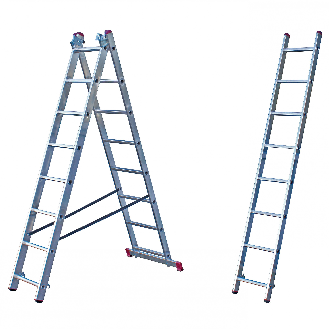Krause Corda Mehrzweckleiter mit Treppenfunktion 3x8 Sprossen-Beschreibung lesen