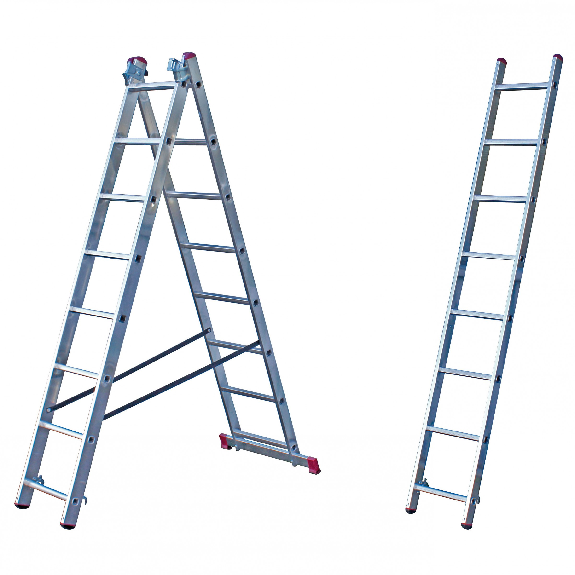 Krause Corda Mehrzweckleiter mit Treppenfunktion 3x8 Sprossen-Beschreibung lesen
