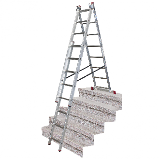 Krause Corda Mehrzweckleiter mit Treppenfunktion 3x8 Sprossen-Beschreibung lesen