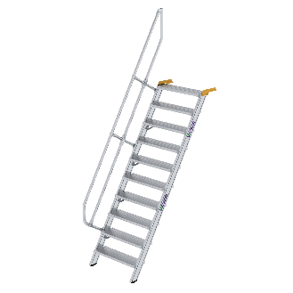 Treppe 60° inkl. Handlauf, 800mm Stufenbreite, 10 Stufen-Beschreibung lesen