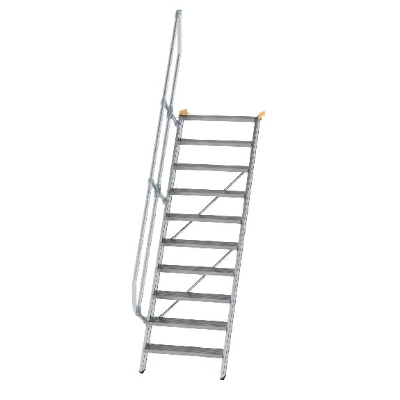 Treppe 60° inkl. Handlauf, 800mm Stufenbreite, 10 Stufen-Beschreibung lesen