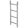 MUNK Schachtleiter Stahl verzinkt 400mm breit 4 Sprossen 1,12m lang MUNK Schachtleiter Stahl verzinkt 400mm breit 4 Sprossen 1,12m lang