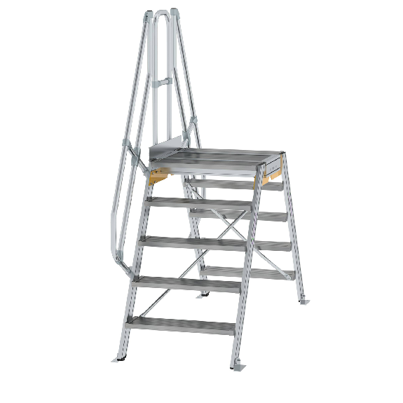Überstieg 60° inkl. einen Handlauf, Stufenbreite 800mm, 2x5 Stufen-Beschreibung lesen