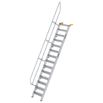 Treppe 60° inkl. Handlauf, 600mm Stufenbreite, 14 Stufen-Beschreibung lesen