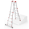 Hailo Multifunktions Teleskopleiter M80 4x5 Sprossen Hailo Multifunktions Teleskopleiter M80 4x5 Sprossen